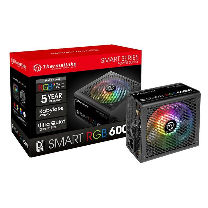 EAN 4711246870468 - Thermaltake Smart RGB unidad de fuente de alimentación 600 W 20+4 pin ATX ATX Negro imagen 6