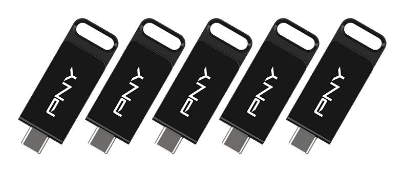 Usb-Mick 64gb Pny Elite Usb 3.2 Type-C 5-Pack Retail