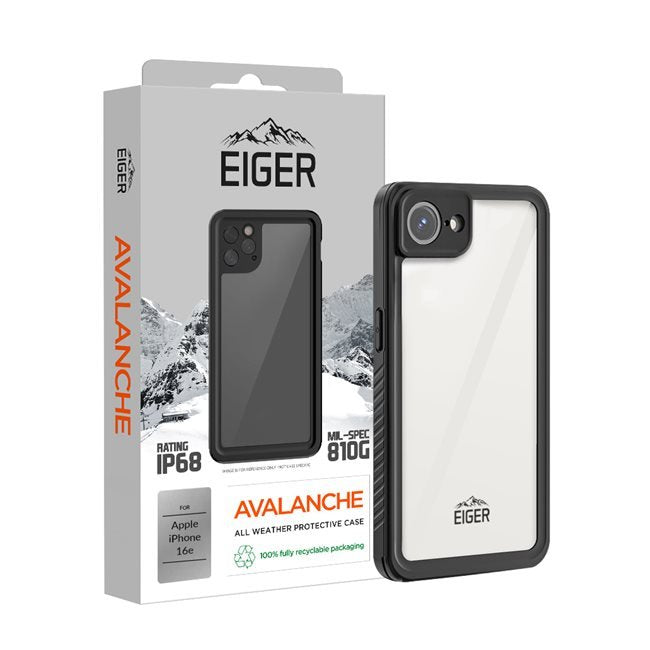 Funda 360 Avant / Trasera Etanche Ip68 Et Reforzada *Drop Test 2m* Para Apple Iphone 16e - Eiger®