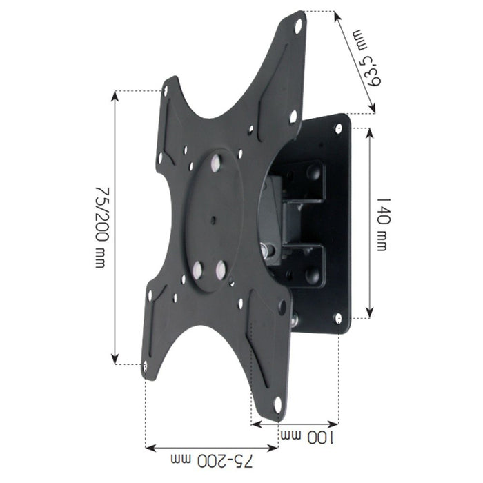 EAN 8057685301412 - Techly ICA-LCD 2900B soporte para TV 94 cm (37") Negro imagen 4