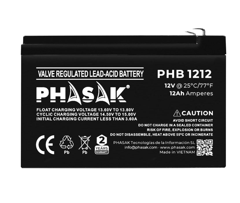 EAN 5605922050949 - Phasak PHB 1212 batería para sistema ups Sealed Lead Acid (VRLA) imagen 3