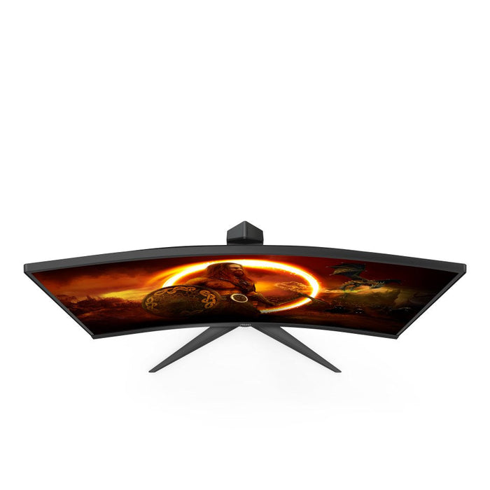 Monitor Aoc Cq27g2s Bk 27" Qhd Va 16:9 144hz 4ms Hdmi 2.0x2 Displayport 1.2x1 Usb 3.0