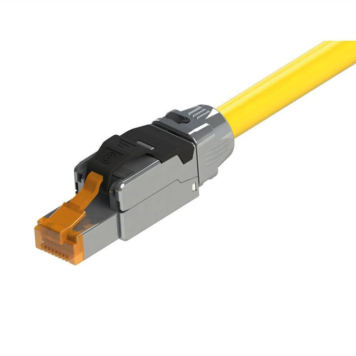 Roline S Ftp- Pimf- Cable De Red Kat.8 Class I Lsoh Massivdraht Gelb 2m
