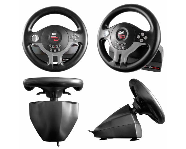 EAN 3701221701154 - Subsonic SV200 Negro, Gris USB Volante + Pedales Nintendo Switch, PC, PlayStation 4, Xbox imagen 1