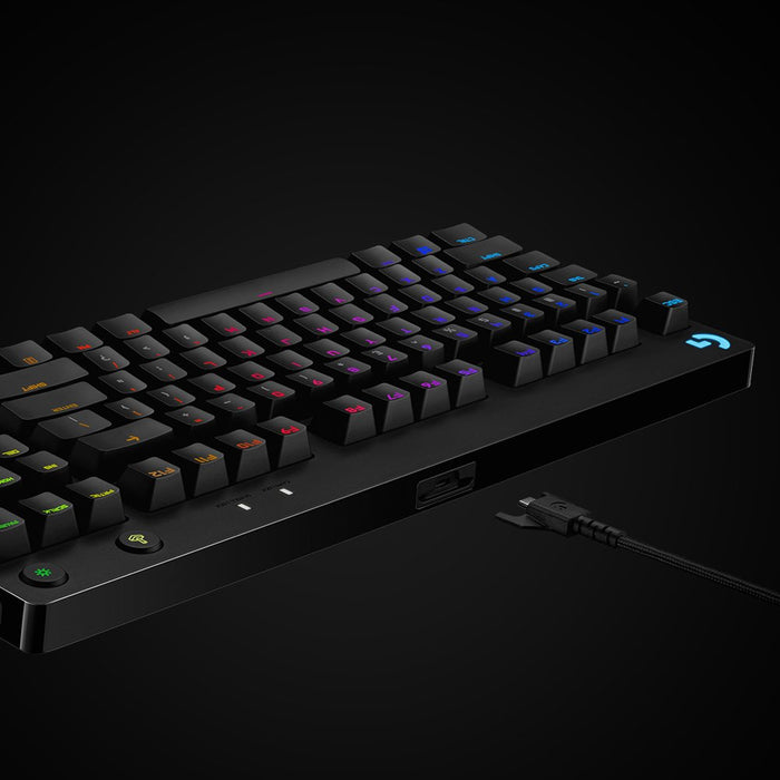 EAN 5099206086425 - Logitech G PRO teclado Juego USB QWERTY Internacional de EE.UU. Negro imagen 6