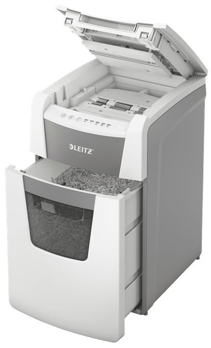 EAN 4002432124114 - Leitz 80140000 triturador de papel Microcorte 55 dB 22 cm Gris, Blanco imagen 13