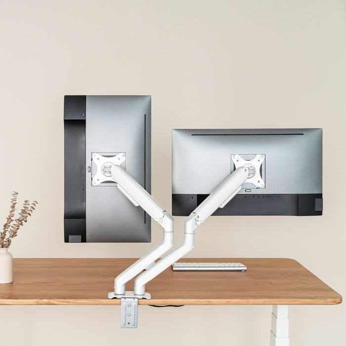 EAN 8433281011816 - TooQ DB4132TNR-W soporte para monitor 81,3 cm (32") Escritorio Blanco imagen 5