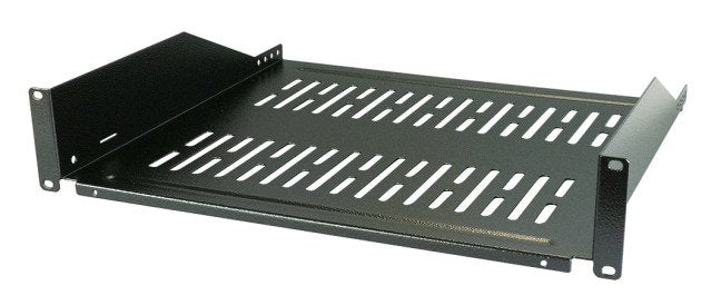 Estante Efb De 19" Y 2u, 400 Mm De Profundidad, Capacidad De Carga De 22 Kg, Ral9005