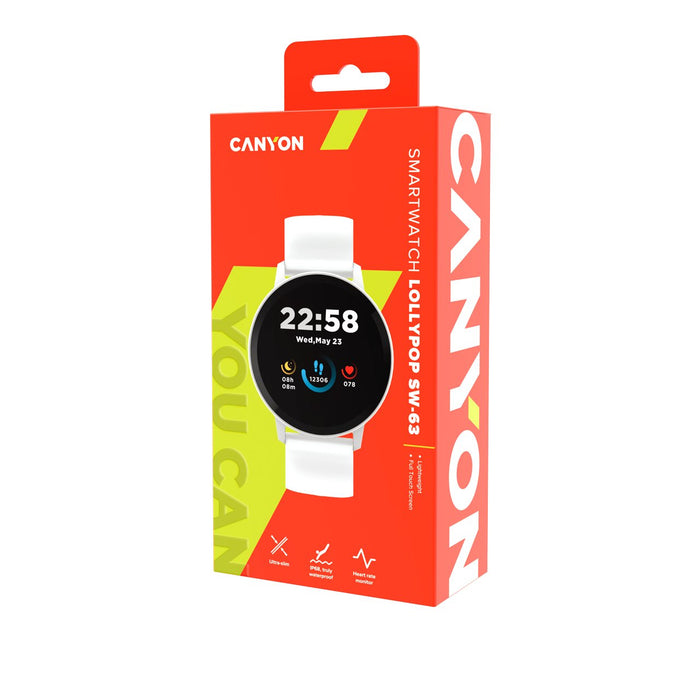 Smartwatch Canyon Lollypop Sw-63 White