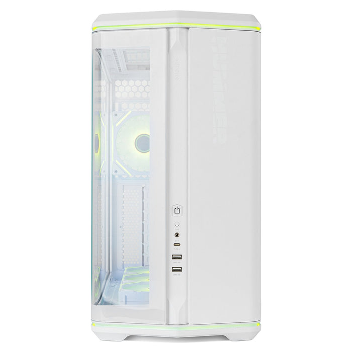 Caja Gaming Semitorre Nox Hummer Anvil Blanca