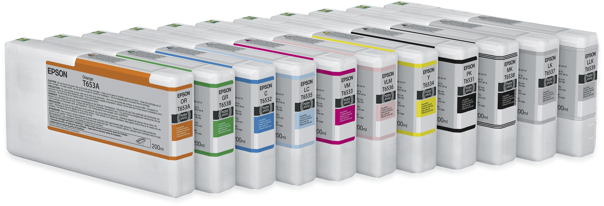 EAN 0010343877658 - Epson T6535 Light Cyan Ink Cartridge (200ml) cartucho de tinta 1 pieza(s) Original imagen 1