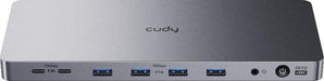 EAN 6971690793098 - Cudy CS700 base para portátil y replicador de puertos Alámbrico USB 3.2 Gen 2 (3.1 Gen 2) Type-C Gris imagen 1