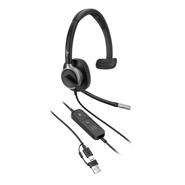 EAN 0199251820830 - HP Poly Mission 615 Monaural USB Wired Headset Alámbrico Diadema Oficina/Centro de llamadas USB Type-C /  imagen 5