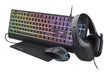 EAN 8713439251555 - Trust GXT 792 QUADROX teclado Ratón incluido Juego USB QWERTY Inglés de EE. UU. Negro imagen 1