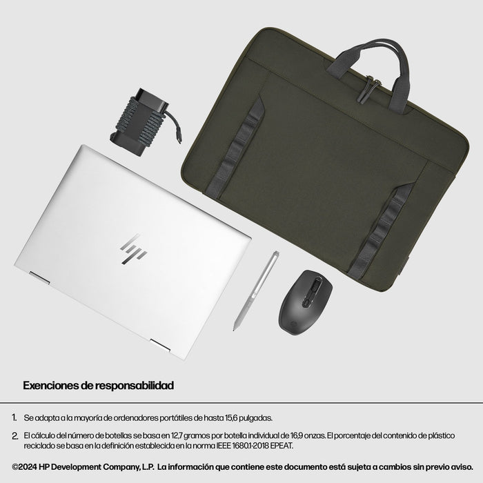 EAN 0197961660456 - HP 15.6 Modular Laptop Sleeve 39,6 cm (15.6") Verde, Gris imagen 5