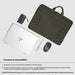 EAN 0197961660456 - HP 15.6 Modular Laptop Sleeve 39,6 cm (15.6") Verde, Gris imagen 5