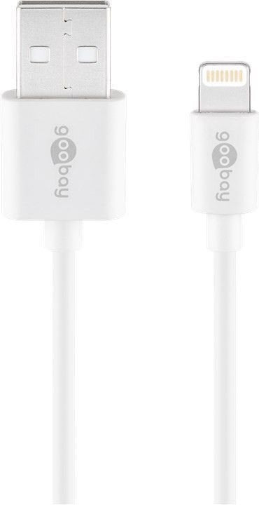 EAN 4040849729072 - Goobay 72907 cable de conector Lightning 2 m Blanco imagen 1