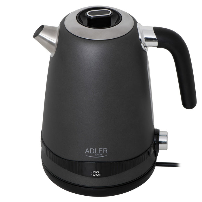 EAN 5905575902948 - Adler AD 1295G tetera eléctrica 1,7 L 2200 W Negro, Acero inoxidable, Gris imagen 5