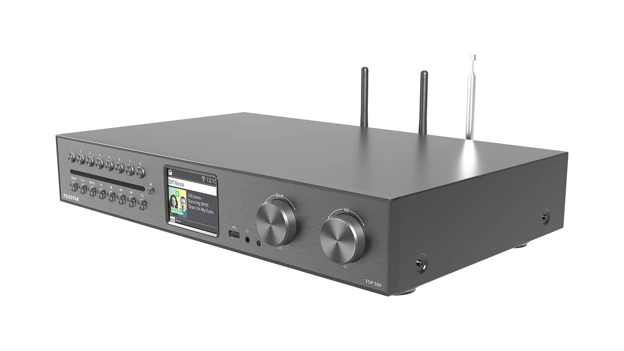 EAN 4262508450084 - Telestar 5700550 radio Internet Digital Negro, Metálico imagen 1