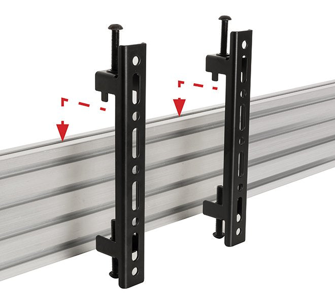 B-Tech Montageschienen -70kg Vesa 200 Para Bt8390 2 Stück Negro