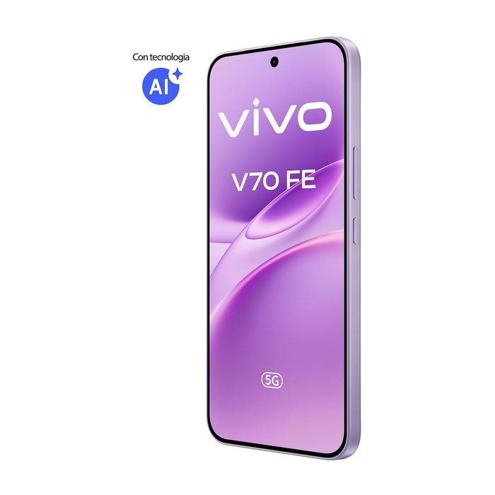 Smartphone Vivo V70 Fe 8gb 256gb 6.83' 5g Púrpura Incluye Cargador + Auriculares