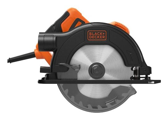 Sierra De Mesa Black Decker Cs 1200-Qs De 1200 W Y 165 Mm, Color Naranja Y Negro.