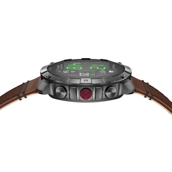 Polar Grit X2 Pro Titanium Brazowy Skórzany M/L