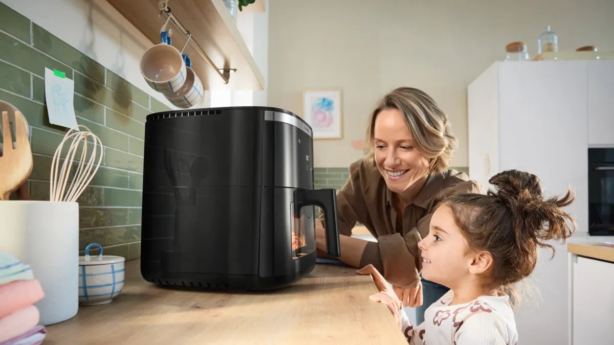 Bosch Serie 6 Mafs2671b Freidora Sencillo 7,2 L Independiente 1800 W Freidora De Aire Caliente Negro