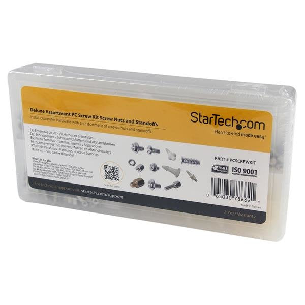 Startech Kit De Tornillos Para Pc Deluxe (Tornillos, Tuercas Y Separadores)