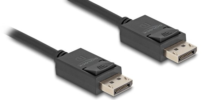 Delock 80493 Cable Displayport 16k 30 Hz / 8k 60 Hz 40 Gbps 2 M