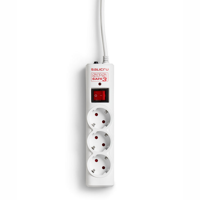 EAN 8436035921621 - Salicru 680BA000001 limitador de tensión Blanco 3 salidas AC 250 V 1,5 m imagen 1