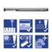 EAN 4007817309247 - Staedtler pigment liner 308 rotulador de punta fina Negro 8 pieza(s) imagen 6