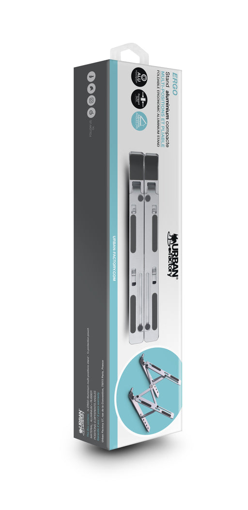 EAN 0888225019287 - Urban Factory Ergo Soporte para ordenador portátil Aluminio imagen 1
