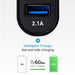 EAN 8018417237300 - SBS TECRTC1USB2AUL cargador de dispositivo móvil Smartphone Negro Encendedor de cigarrillos Carga rápida  imagen 3