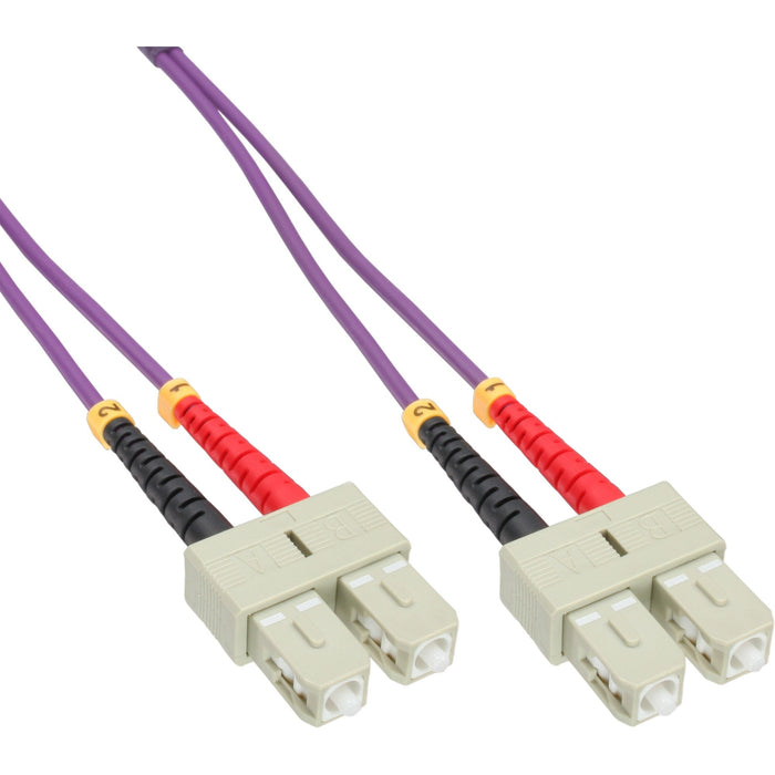 Cable Duplex De Fibra Óptica Inline Sc/Sc 50/125?M Om4 3m