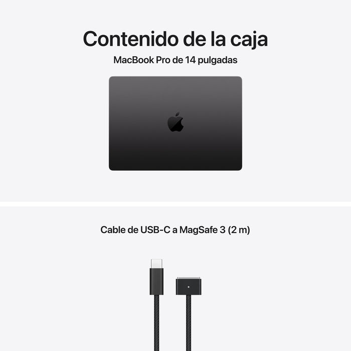 EAN 0195950490114 - Apple MacBook Pro Apple M M5 Portátil 36,1 cm (14.2") 24 GB 1 TB SSD Wi-Fi 6E (802.11ax) macOS Tahoe Negr imagen 9