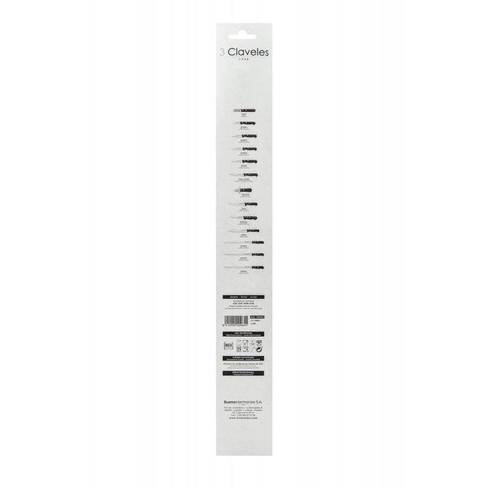 EAN 8410990009655 - 3 Claveles 00965 Acero inoxidable 1 pieza(s) Cuchillo para rebanar imagen 4