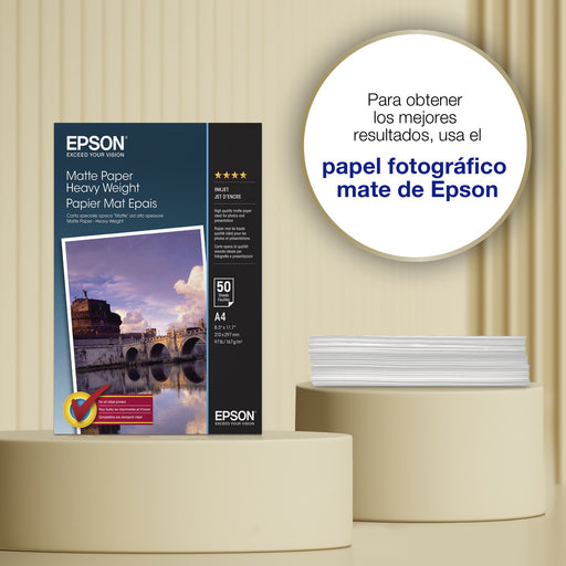 EAN 0010343818439 - Epson Heavy Weight, DIN A4, 167g/m² Blanco imagen 2