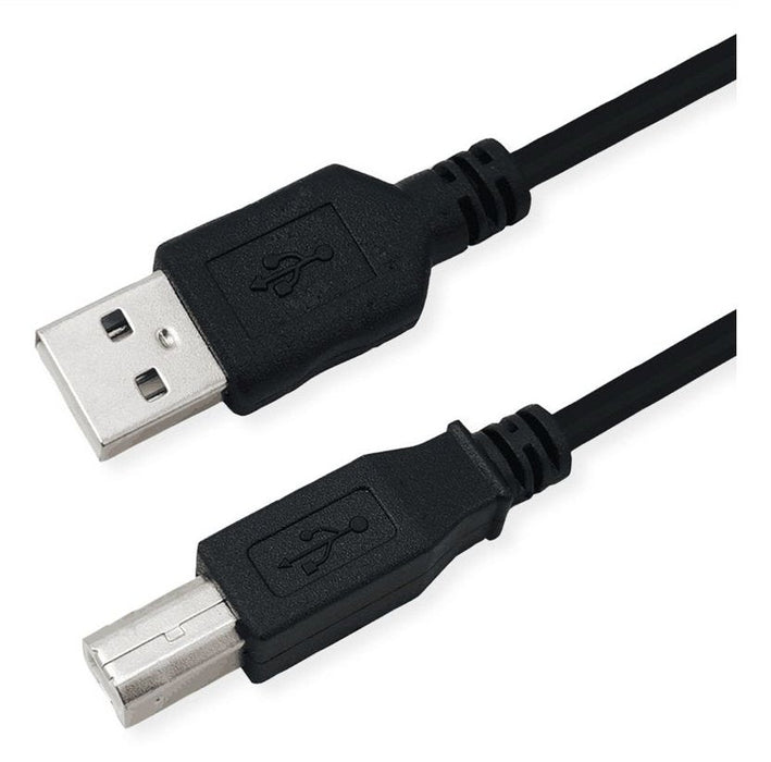 Roline Rm Usb 2.0 Cable, Typ A-B, Schwarz, 0,8 M
