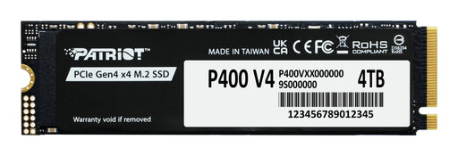 EAN 4711378421675 - Patriot Memory P400 V4 4 TB M.2 PCI Express 4.0 NVMe imagen 1