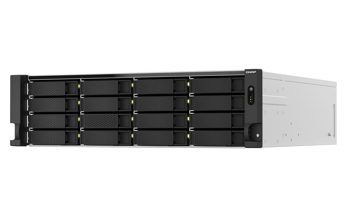 EAN 4711103082263 - QNAP TS-H2287XU-RP NAS Bastidor (3U) Intel Xeon E E-2378 64 GB DDR4 0 TB QuTS hero Negro, Blanco imagen 4