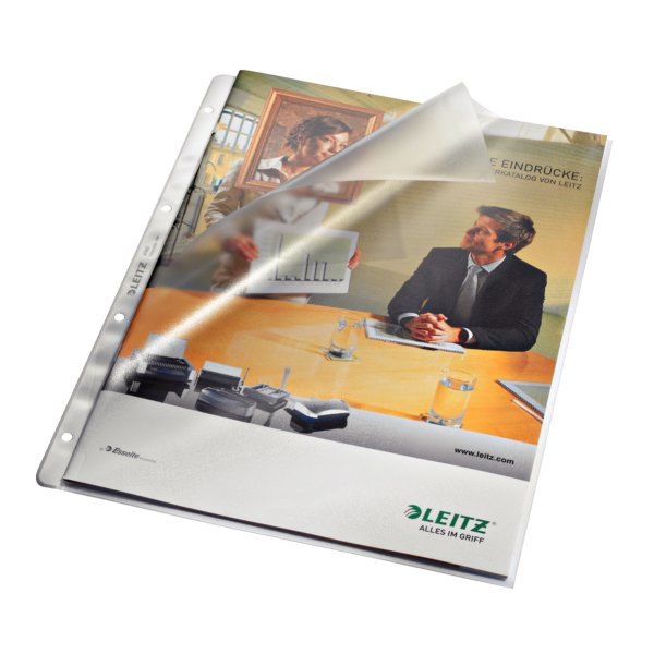 Esselte Leitz Superior Y Lateral Geöffnete Funda Transparente - Para A4 (210 X 297 Mm)
