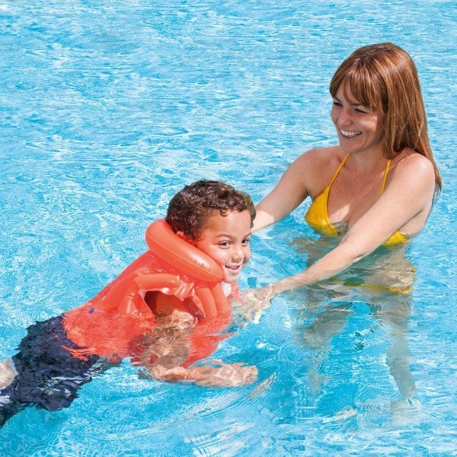 EAN 6941057408767 - Intex 58671EU flotador para piscina y playa Naranja Monocromo Vinilo Chaleco de natación imagen 2