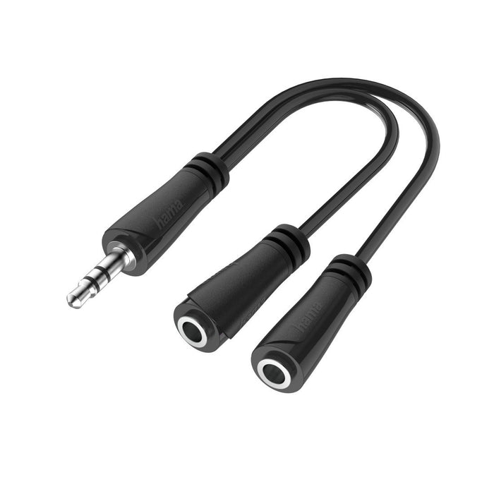EAN 4047443437518 - Hama 00200349 cable de audio 0,15 m 3,5mm 2 x 3.5mm Negro imagen 1