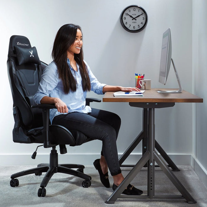 EAN 0094338210323 - X Rocker 2021032 silla para videojuegos Butaca para jugar Asiento acolchado Negro imagen 5