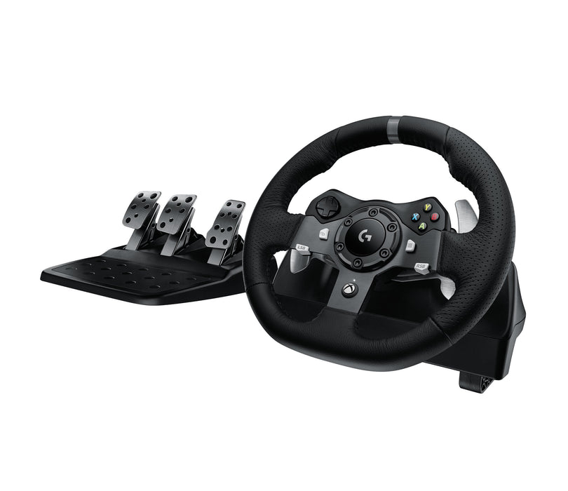 Volante De Carreras Logitech G920 Driving Forcé Para Xbox One Pc Forcé Feedback Con Dos Motores 900  Rotación Pedales Calibracion Automatica