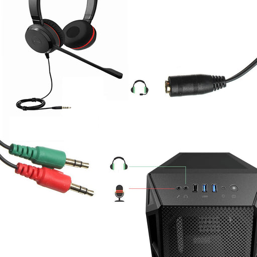 EAN 8054392619809 - Ewent EC1642 cable de audio 0,15 m 3,5mm 2 x 3.5mm Negro, Verde, Rojo imagen 2