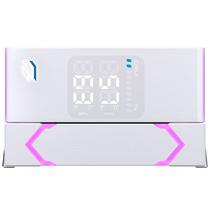 EAN 6977277369205 - Einarex EXAC-GL-100-R-W sistema de refrigeración para ordenador Procesador Refrigerador de aire 12 cm Bla imagen 12