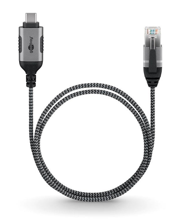 EAN 4040849744013 - Goobay 74401 cambiador de género para cable USB 3.1 type A RJ45 Negro, Plata imagen 5