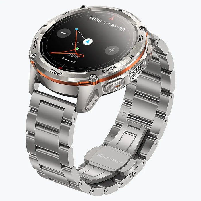 EAN 6974958251187 - KOSPET T3 ULTRA 2 3,63 cm (1.43") AMOLED 48 mm Digital 466 x 466 Pixeles Pantalla táctil Plata GPS (satél imagen 5